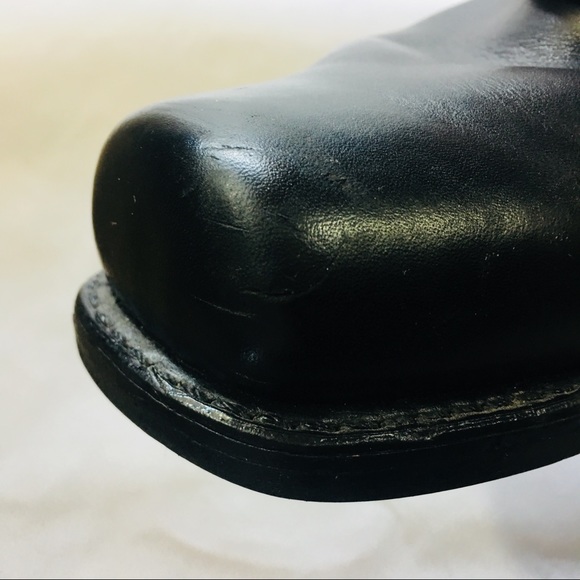 Frye Men’s Leather Motorcycle Boots Buckle 13 M - Picture 7 of 8